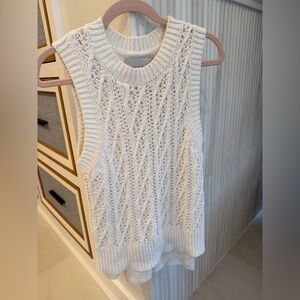 Brochu Walker Ivory Knit Top
